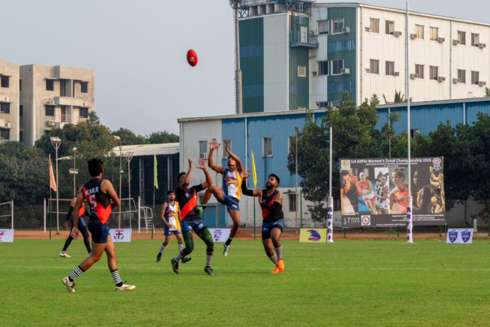Player taking a mark