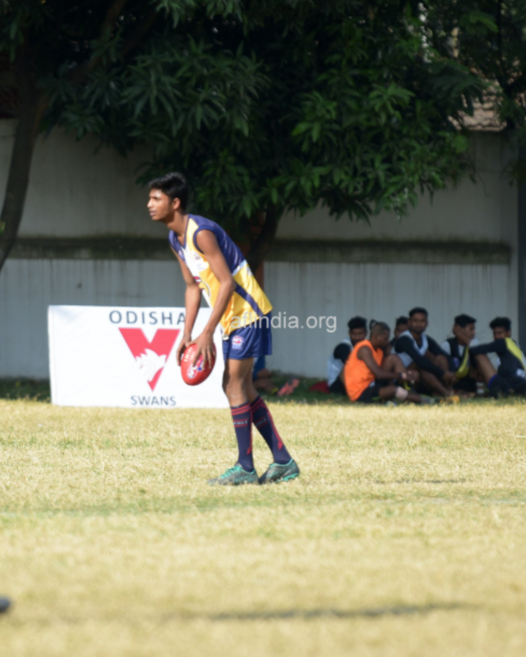 FAR footy player in action